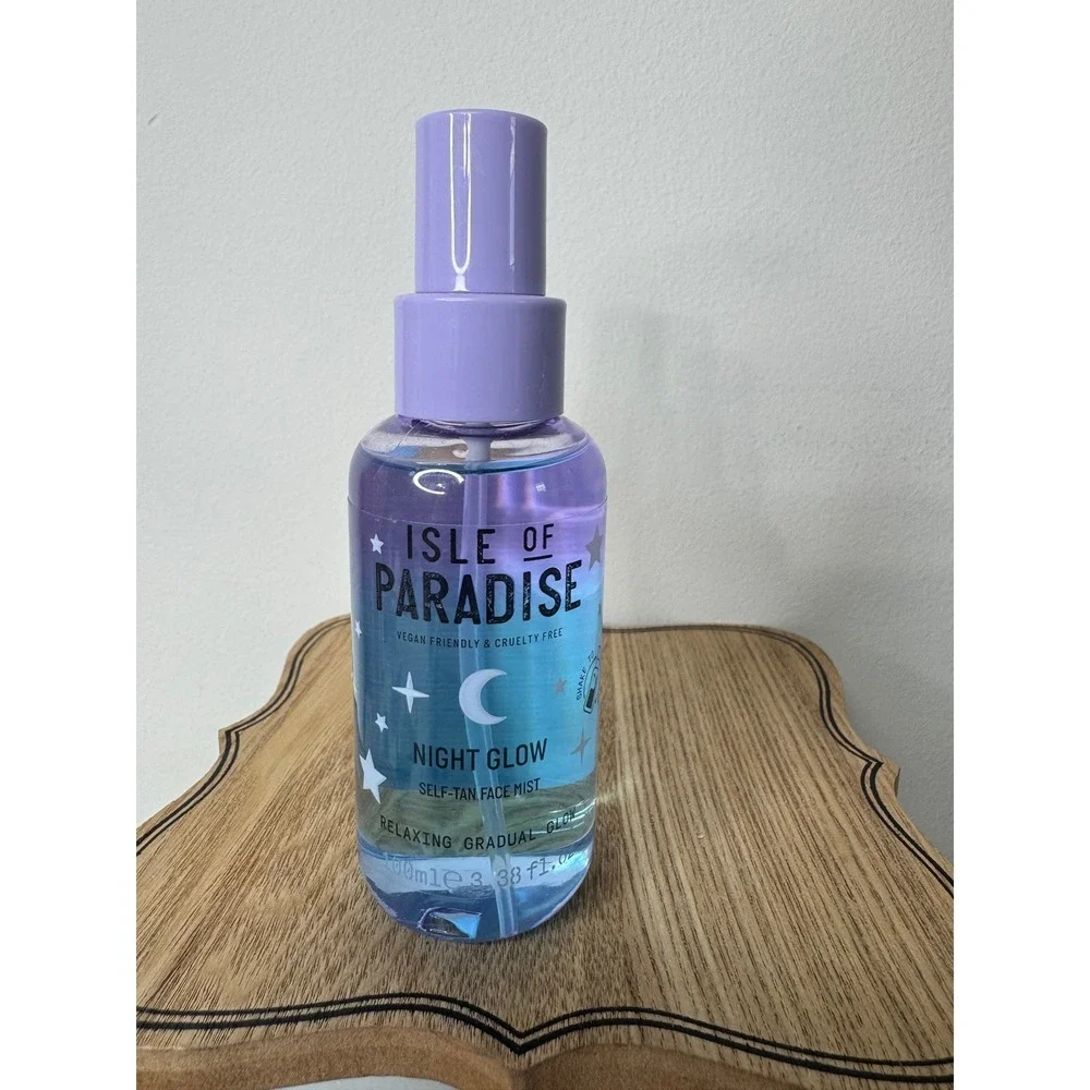 Isle of Paradise Night Glow Self-Tan Face Mist 100ml Gradual Glow Hydrating Mist